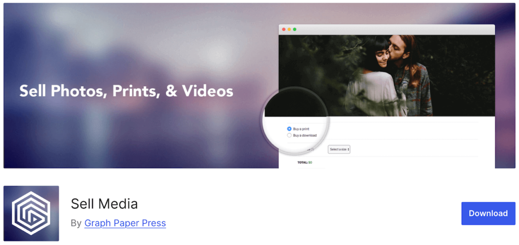 Sell Media - WordPress photography plugins