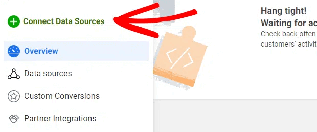 Connect data sources in Facebook Events Manager