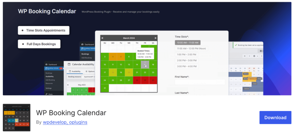 WP Booking Calendar